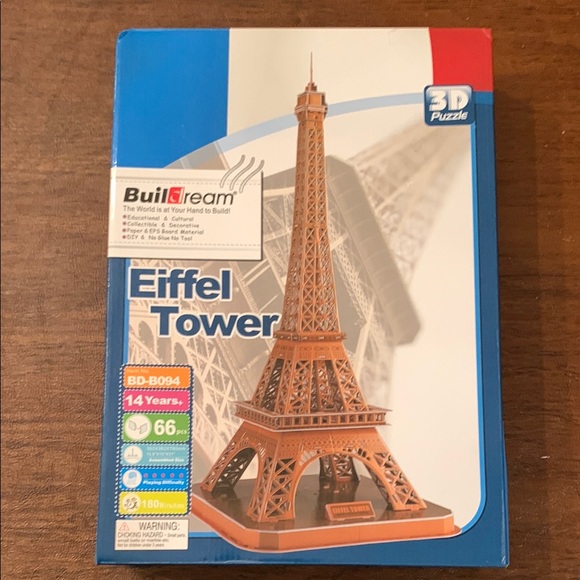 Buildream Other - Buildream 3D Eiffel Tower Puzzle
